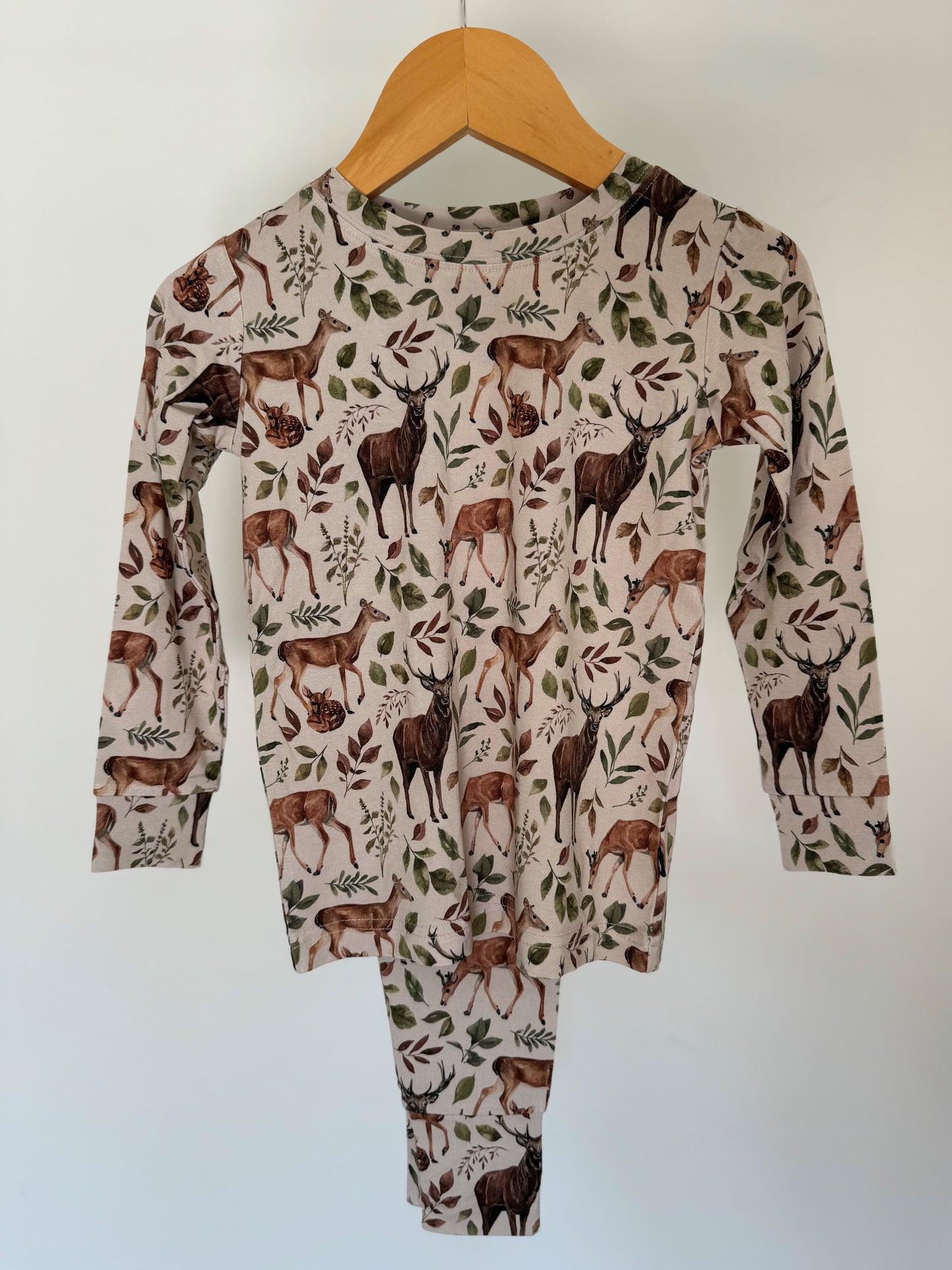 Children's PJ Set - Forest Fauna