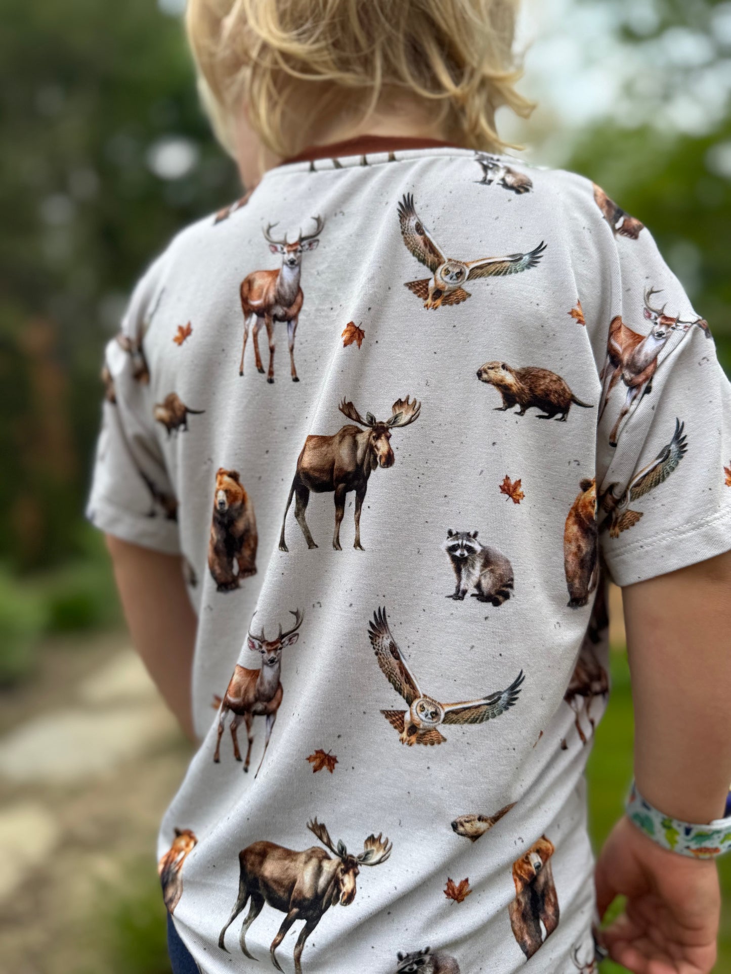 Children's Boxy Pocket Tee - True North