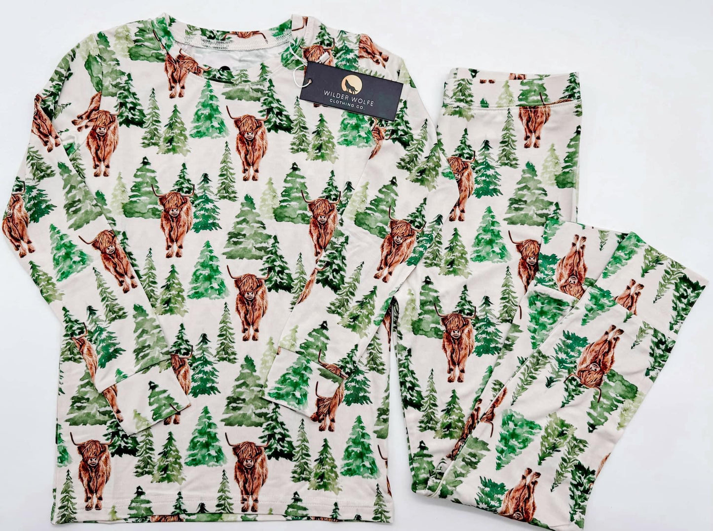 Children’s PJ Set - Evergreen Dreams