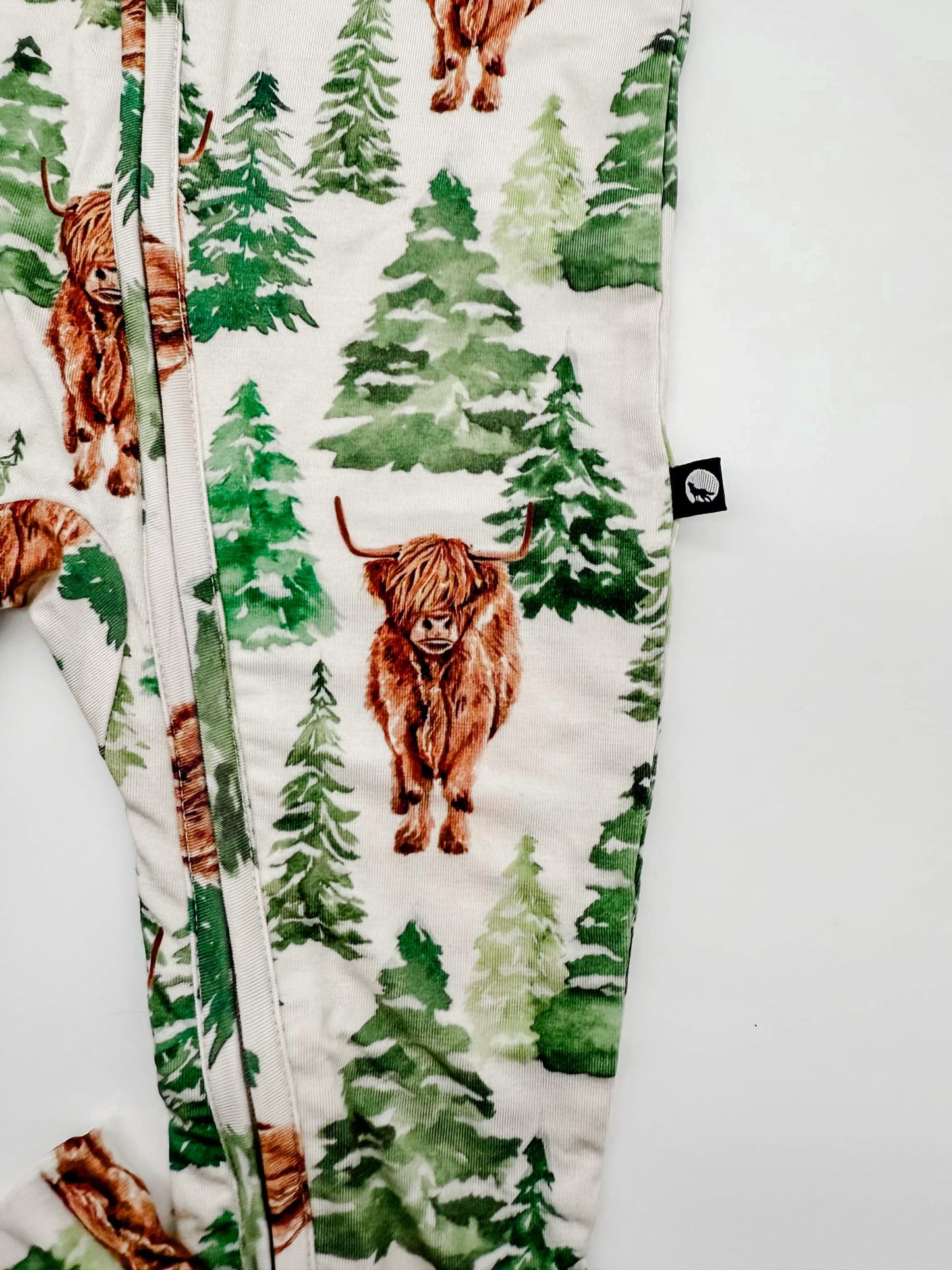 Infant Zip Romper - Evergreen Dreams