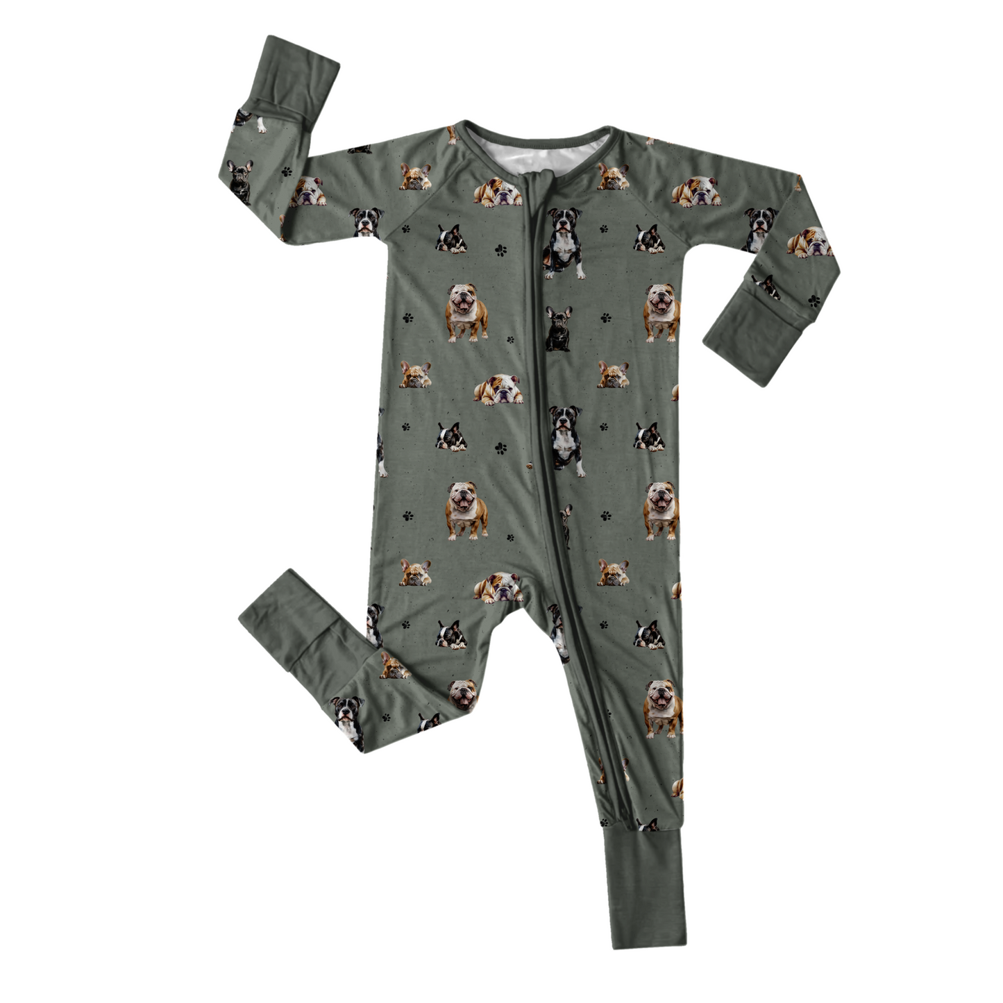 Infant Zip Romper - Bullies