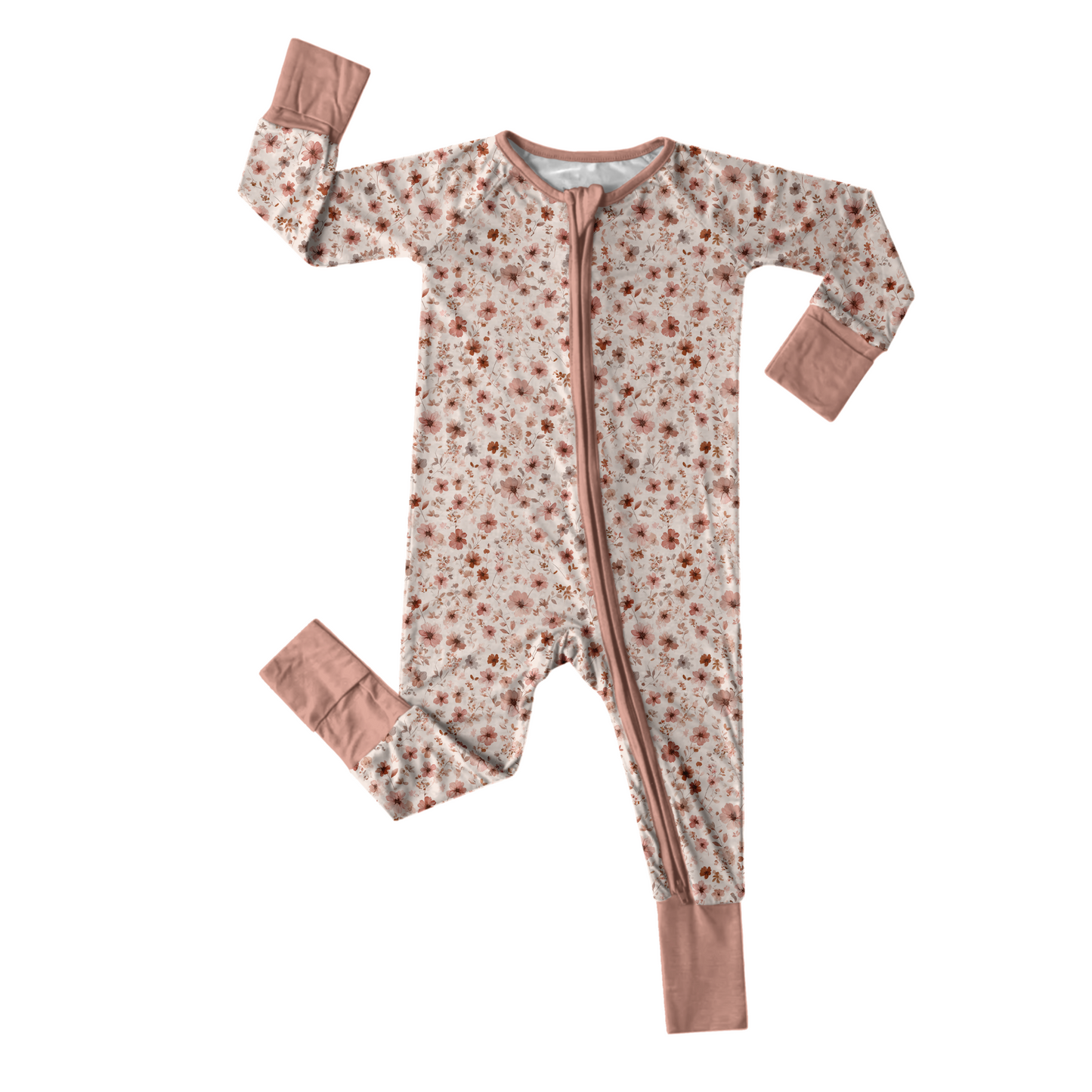 Infant Zip Romper - Posy