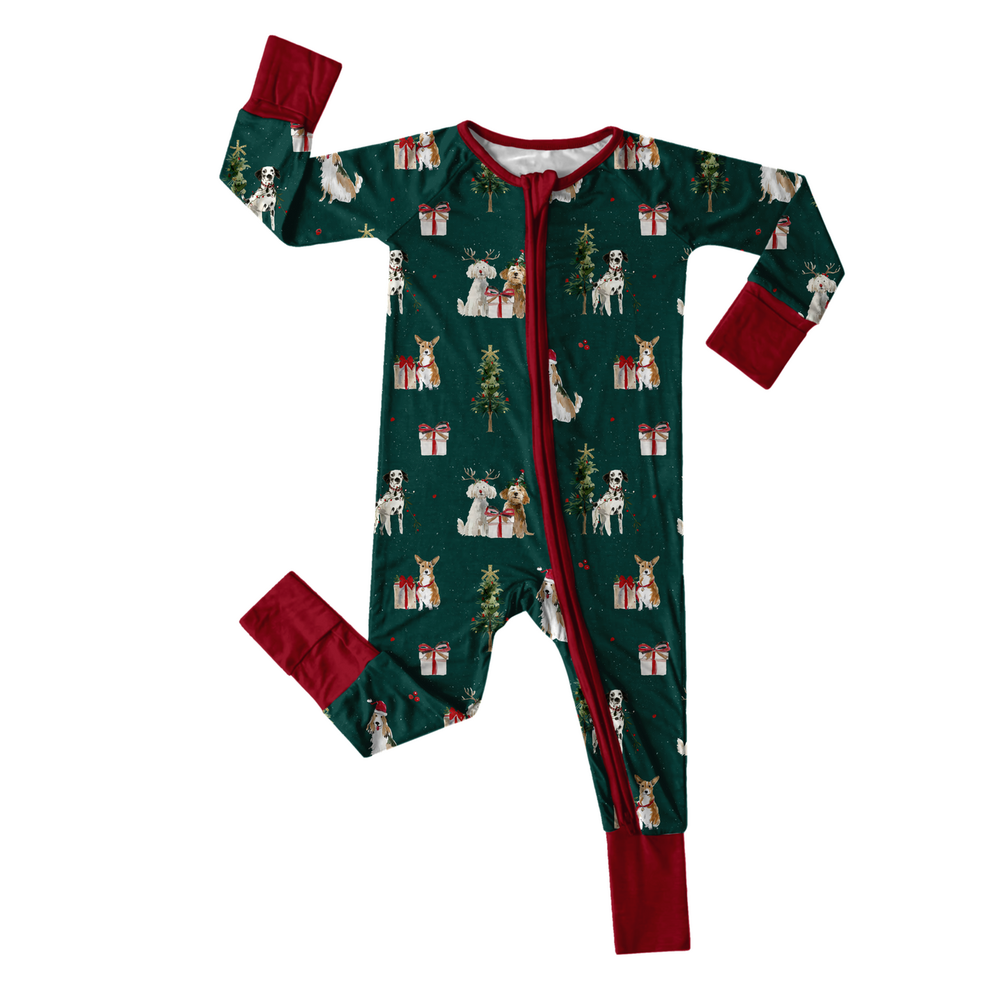 PRE ORDER Infant Zip Romper - Tinsel Tails