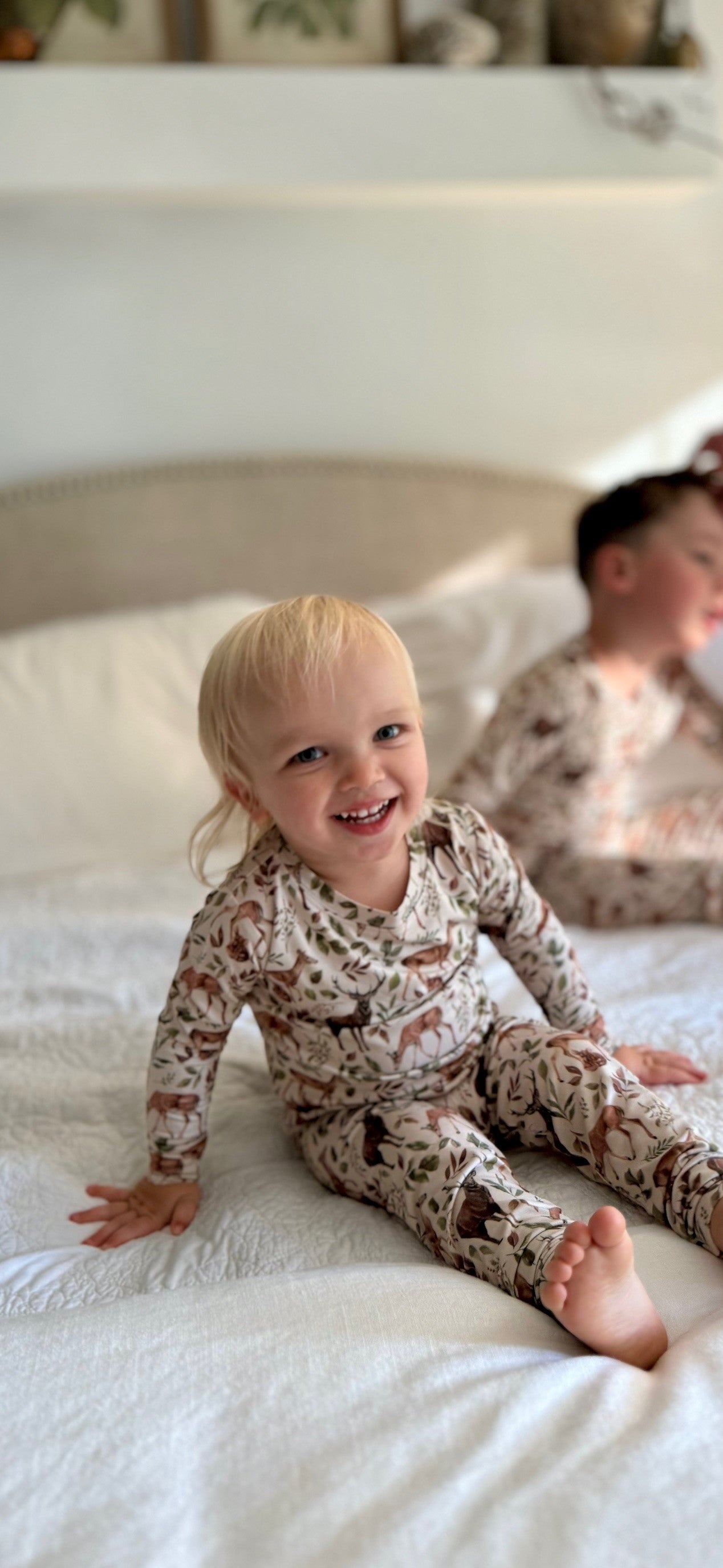 Children's PJ Set - Forest Fauna