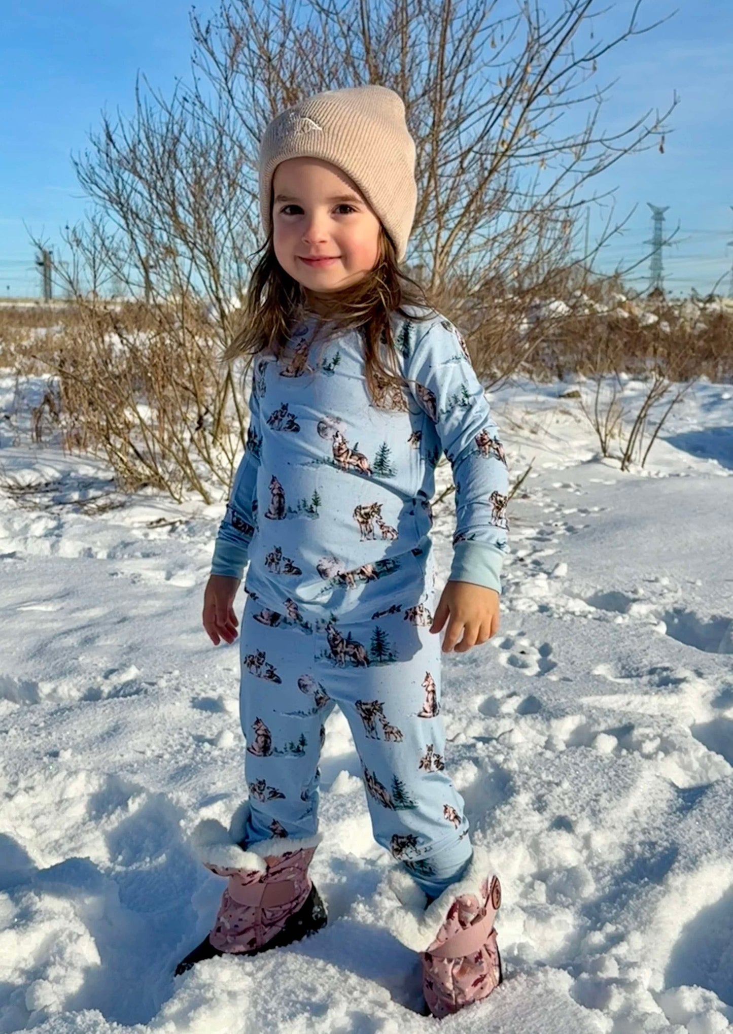 Children's PJ Set - Wolfepack