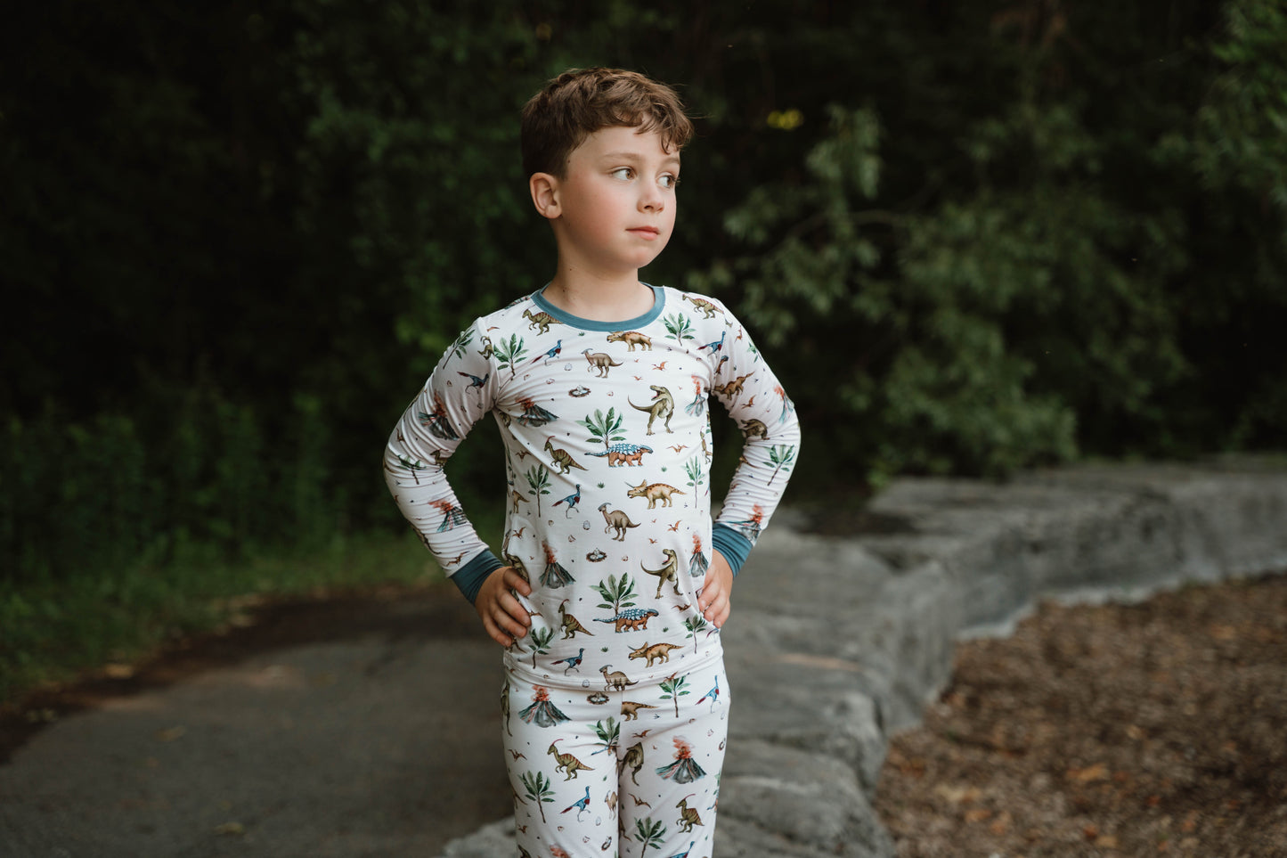 Children's PJ Set - Dino