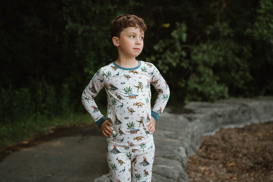 Children's PJ Set - Dino