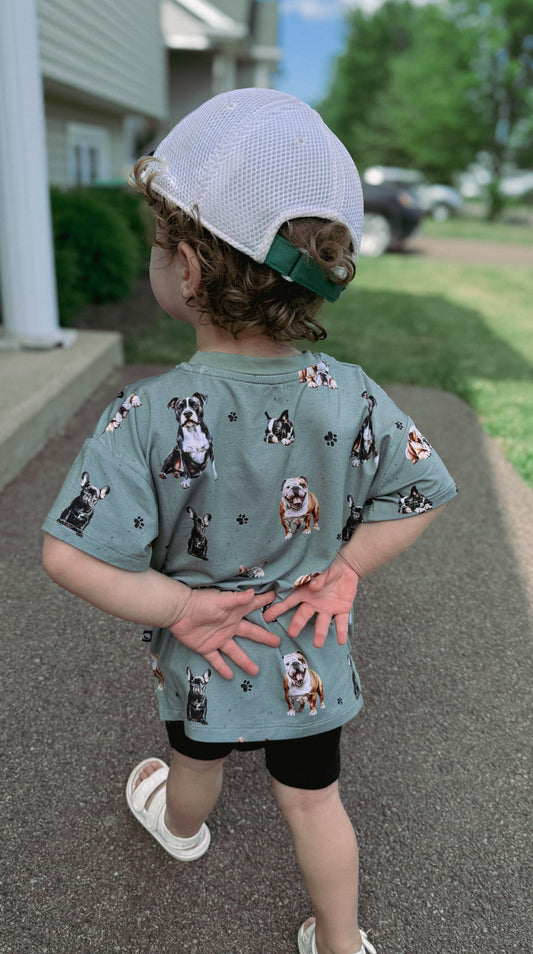 Children's boxy Pocket Tee - Bullies