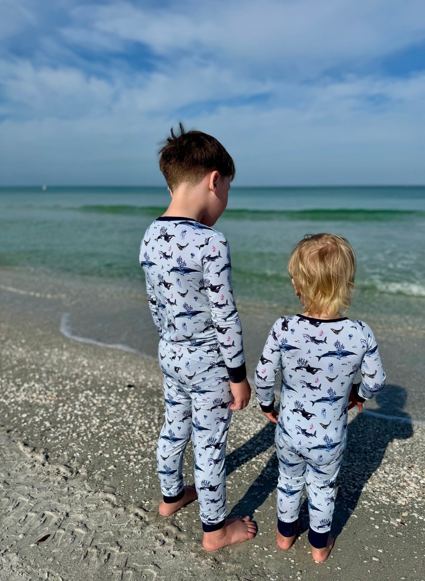 Children's PJ Set - Fins
