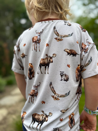 Children's  Boxy Pocket Tee - True North