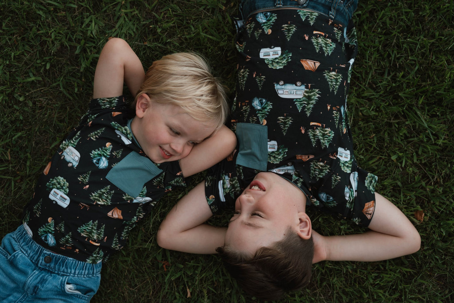 Children's Boxy Pocket Tee - Camp
