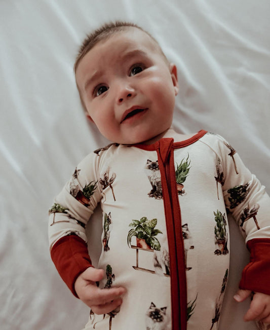 Infant Zip Romper - Meredith