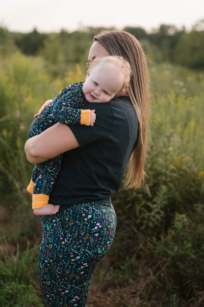 Infant Zip Romper - Meadow