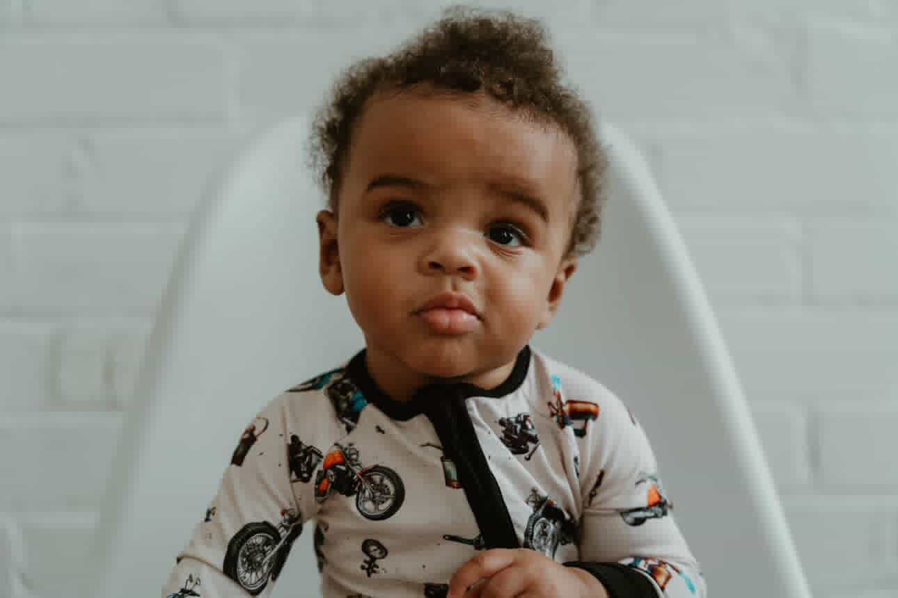 Infant Zip Romper - Motorcycle