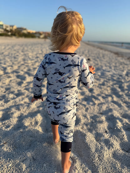 Children's PJ Set - Fins