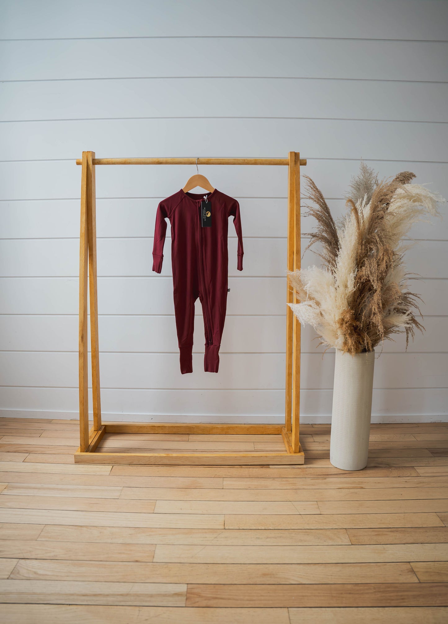 Infant Zip Romper - Barberry