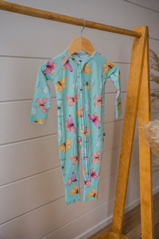 Infant Zip Romper - Flutter By