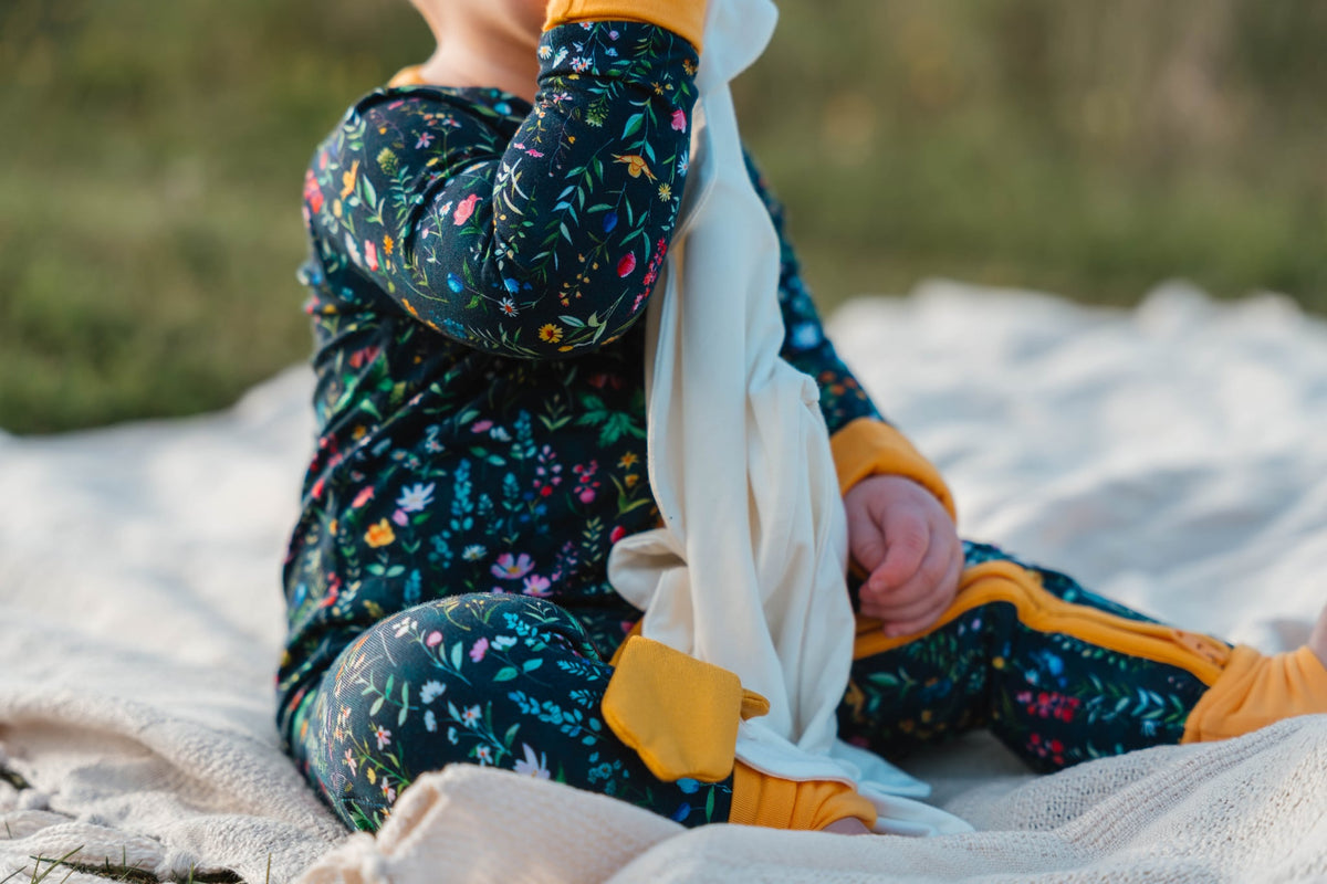 Infant Zip Romper - Meadow