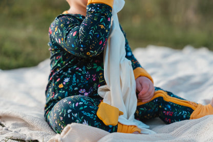 Infant Zip Romper - Meadow