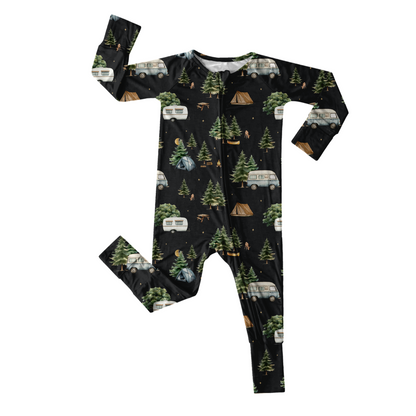Infant Zip Romper - Camp