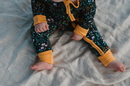 Infant Zip Romper - Meadow