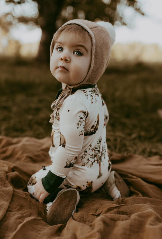 Infant Zip Romper - Cubs