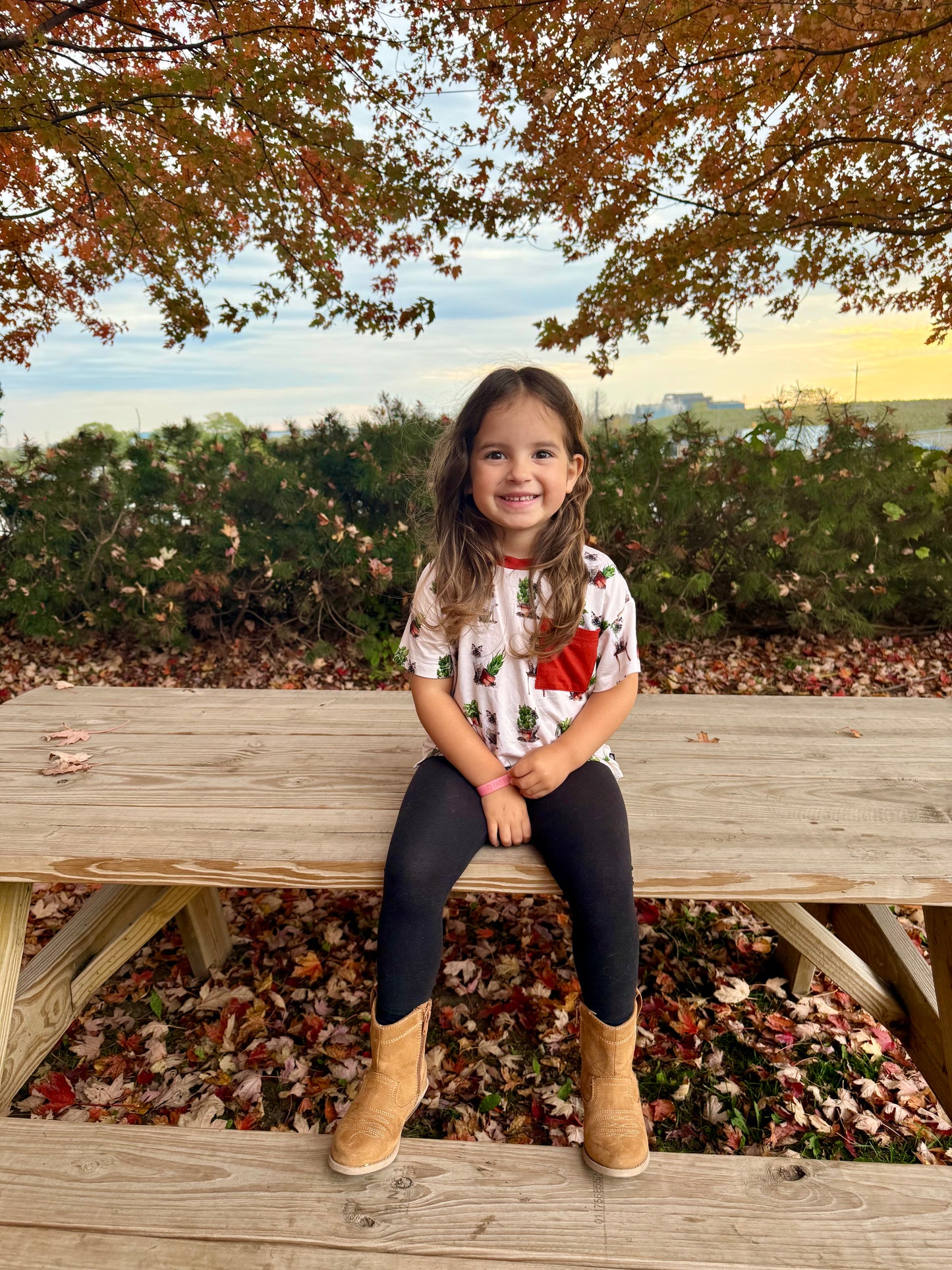 Children's Boxy Pocket Tee - Meredith