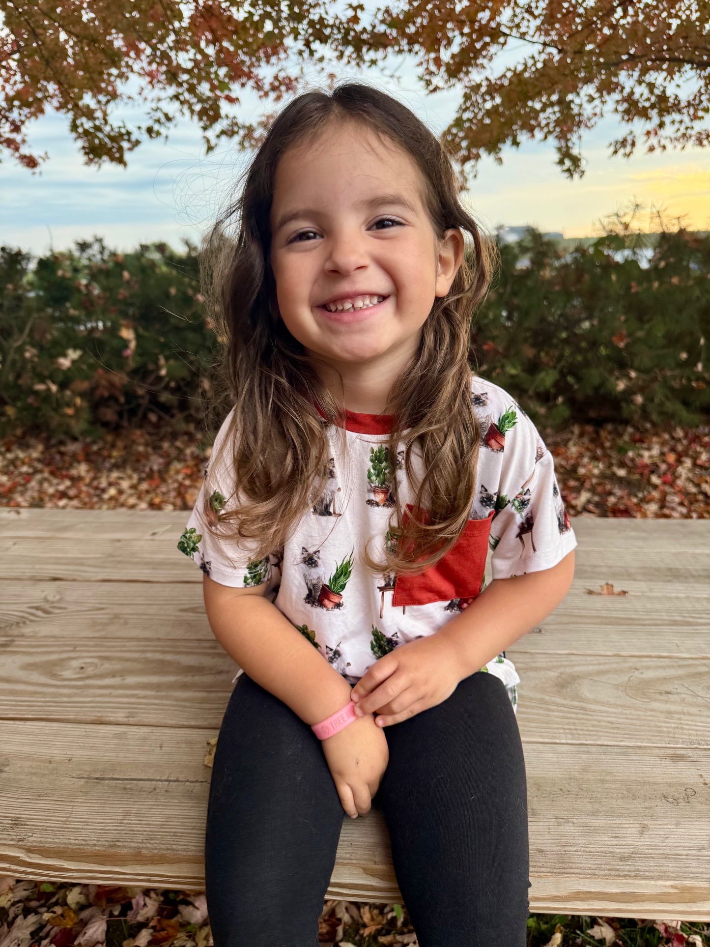 Children's Boxy Pocket Tee - Meredith