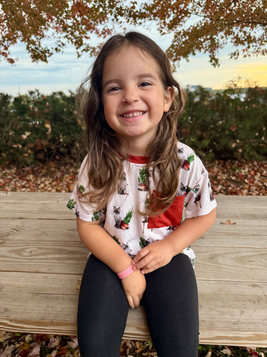 Children's Boxy Pocket Tee - Meredith