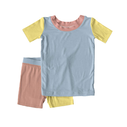 Children's Short PJ Set - Blue Sorbet