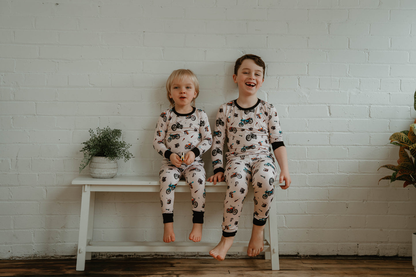 Children's PJ Set - Motorcycle