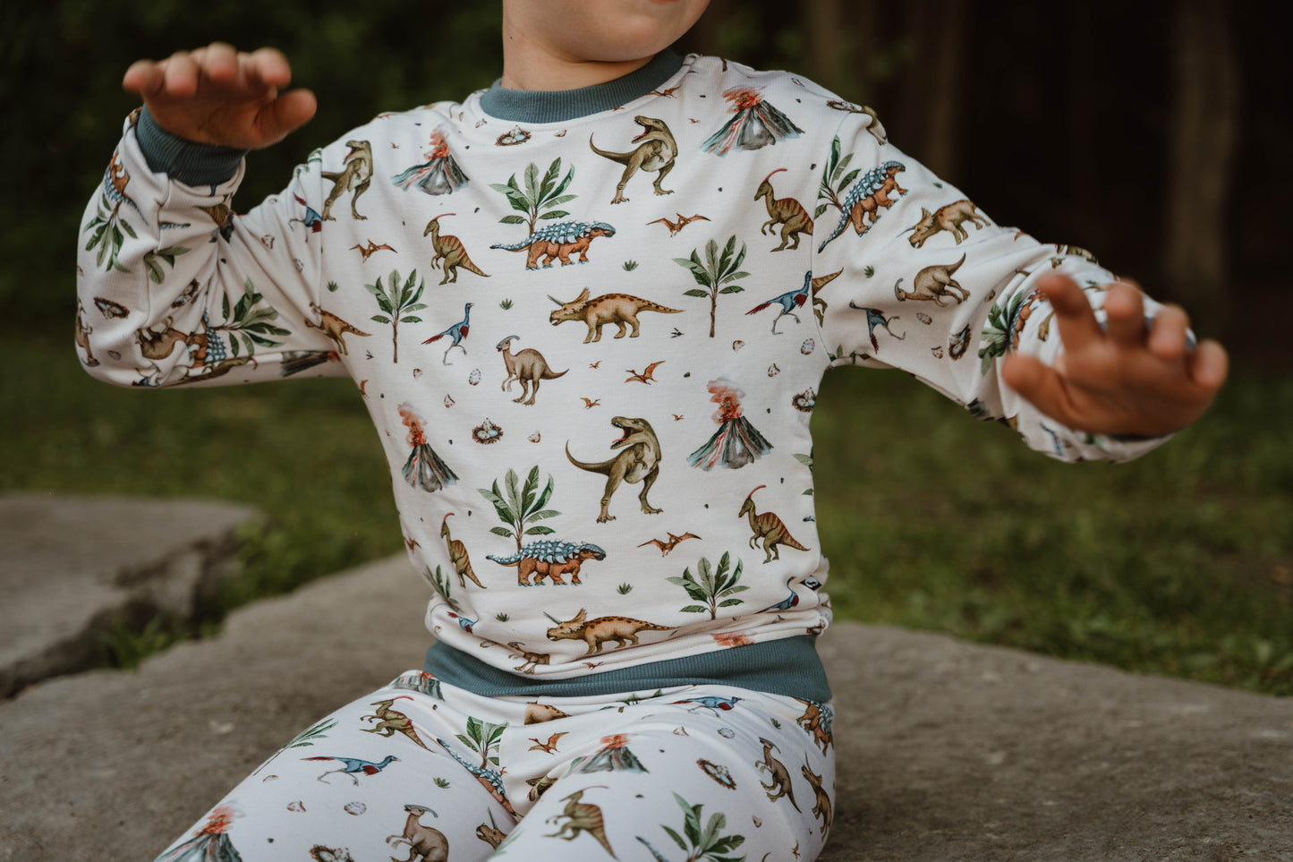 Crew Neck Sweater - Dino
